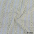 Dyeable Thread Sequins Embroidered Georgette Fabric - F1959